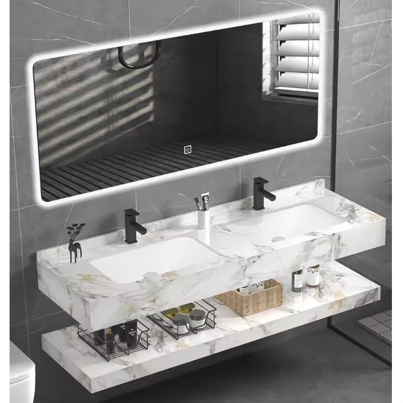 Vanités flottantes de salle de bain de style euro
